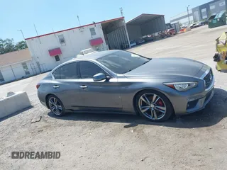 2021 Infiniti Q50 Pure with VIN JN1EV7AP2MM702687, listed as a IAAI auction lot 42132279 with Not provided miles and . Bid and sale history available at DreamBid. Image 12.