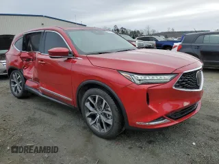 2022 Acura MDX Technology with VIN 5J8YD9H44NL002070, listed as a Copart auction lot 43171615 with 48,630 mi miles and Salvage title. Bid and sale history available at DreamBid. Image 4.