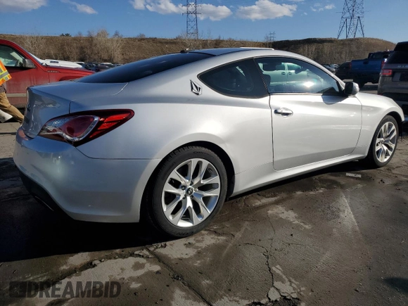 2016 Hyundai Genesis Coupe 3.8L Base with VIN KMHHT6KJ7GU134070, listed as a Copart auction lot 48253225 with 80,276 mi miles and Salvage Title. Bid and sale history available at carsss.com. Image 3.
