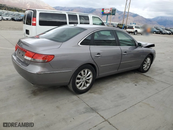 2007 Hyundai Azera SE with VIN KMHFC46F17A195076, listed as a Copart auction lot 78274754 with 111,612 mi miles and Salvage Title. Bid and sale history available at carsss.com. Image 3.