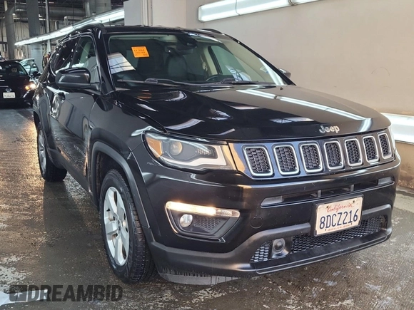2018 Jeep Compass Latitude with VIN 3C4NJCBB3JT267351, listed as a IAAI auction lot 42715580 with 153,508 mi miles and . Bid and sale history available at DreamBid. Image 48.