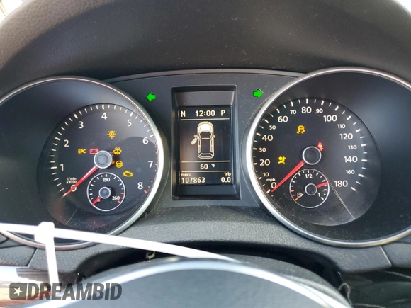 2010 Volkswagen GTI z VIN WVWFD7AJ5AW382670, wystawiony jako Copart lot #75430094 z przebiegiem 107 863 mil mil oraz Szkoda całkowita • Salvage title. Historia ofert i sprzedaży dostępna na DreamBid. Obrazek 9.