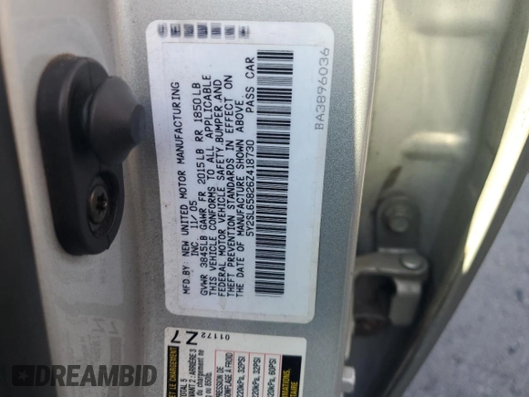 2006 Pontiac Vibe with VIN 5Y2SL65826Z418730, listed as a Copart auction lot 75862884 with 154,999 mi miles and Salvage Title. Bid and sale history available at carsss.com. Image 12.