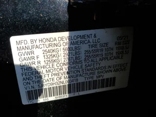 2022 Acura MDX с VIN 5J8YD9H32NL003418, выставлен на аукционе Copart как лот 74606264 с пробегом 58 668 миль миль и Списание • Salvage title. История ставок и продаж доступна на DreamBid. Изображение 14.