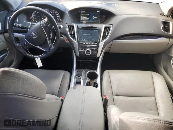 2018 Acura TLX with VIN 19UUB2F36JA007136, listed as a Copart auction lot 43829265 with 108,112 mi miles and Salvage title. Bid and sale history available at DreamBid. Image 8.