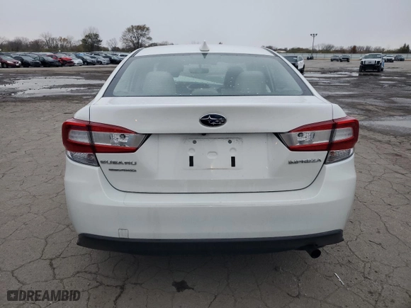 2020 Subaru Impreza Premium with VIN 4S3GKAD64L3610855, listed as a Copart auction lot 80961564 with 0 mi miles and Salvage Title. Bid and sale history available at carsss.com. Image 6.