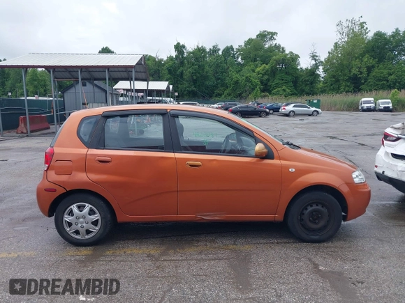 2006 Chevrolet Aveo LS with VIN KL1TD66646B518732, listed as a IAAI auction lot 42331787 with 145,491 mi miles and . Bid and sale history available at DreamBid. Image 13.