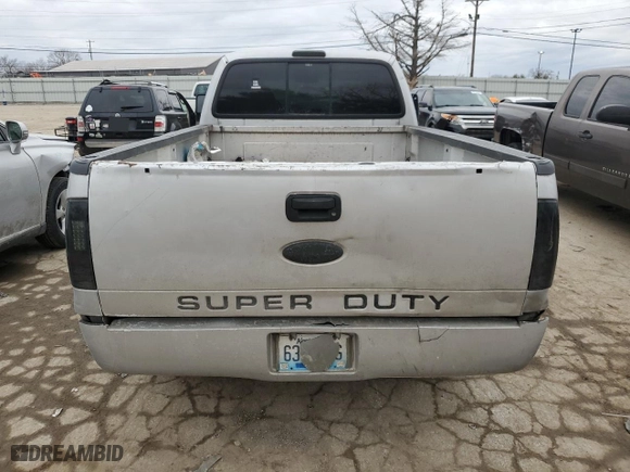 1999 Ford Super Duty F-250 XL with VIN 1FTNX20F4XED44462, listed as a Copart auction lot 42911735 with 322,144 mi miles and Salvage Title. Bid and sale history available at carsss.com. Image 6.