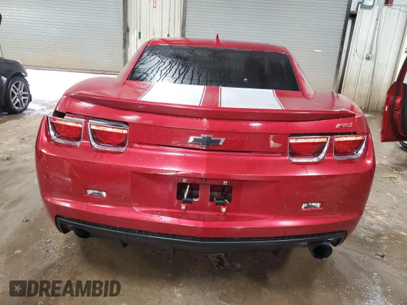 2013 Chevrolet Camaro LT with VIN 2G1FC1E31D9247395, listed as a Copart auction lot 52092275 with 149,614 mi miles and Salvage Title. Bid and sale history available at carsss.com. Image 6.