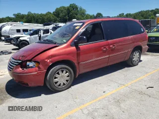 2007 Chrysler Town & Country LWB Limited with VIN 2A8GP64L87R206824, listed as a Copart auction lot 57903444 with 189,951 mi miles and Salvage Title. Bid and sale history available at carsss.com. Image 1.