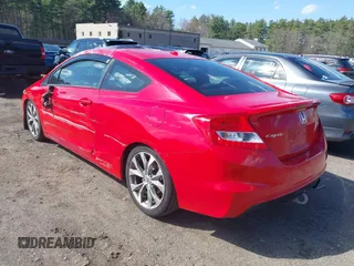 2012 Honda Civic Cpe Si with VIN 2HGFG4A50CH702019, listed as a IAAI auction lot 42060231 with 80,172 mi miles. Bid and sale history available at carsss.com. Image 3.