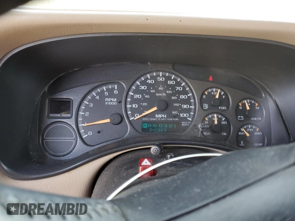 2002 Chevrolet Tahoe Z71 with VIN 1GNEK13Z72R209970, listed as a Copart auction lot 82151364 with 342,869 mi miles and Salvage Title. Bid and sale history available at carsss.com. Image 9.