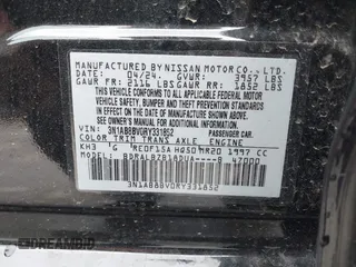 2024 Nissan Sentra S with VIN 3N1AB8BV0RY331852, listed as a IAAI auction lot 41893826 with 18,192 mi miles. Bid and sale history available at carsss.com. Image 9.