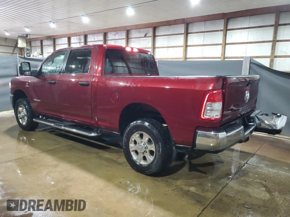 2024 Ram 2500 Big Horn with VIN 3C6UR5DL6RG340181, listed as a Copart auction lot 60205855 with 28,013 mi miles and Clean title. Bid and sale history available at DreamBid. Image 2.