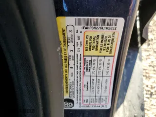 2012 Ford Focus Titanium with VIN 1FAHP3N27CL102852, listed as a Copart auction lot 50578745 with 301,709 mi miles and Salvage Title. Bid and sale history available at carsss.com. Image 13.