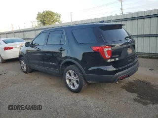 2017 Ford Police Interceptor Utility with VIN 1FM5K8AR3HGD93373, listed as a Copart auction lot 64998215 with 57,314 mi miles and Salvage title. Bid and sale history available at DreamBid. Image 2.