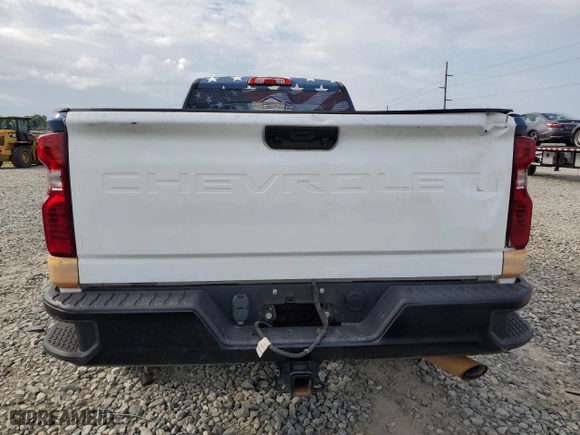 2022 Chevrolet Silverado 2500HD Work Truck with VIN 1GC0WLE75NF120645, listed as a Copart auction lot 68695054 with 103,785 mi miles and Salvage Title. Bid and sale history available at carsss.com. Image 6.