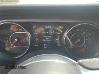 2021 Jeep Wrangler Unlimited Sahara с VIN 1C4HJXEN7MW823881, выставлен на аукционе Copart как лот 53062425 с пробегом 28 597 миль миль и Списание • Salvage title. История ставок и продаж доступна на DreamBid. Изображение 9.
