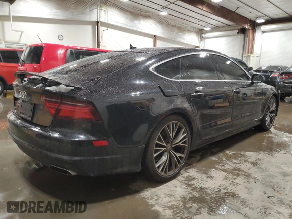2017 Audi A7 Premium Plus with VIN WAUW2AFCXHN001258, listed as a Copart auction lot 38078894 with 70,642 mi miles. Bid and sale history available at carsss.com. Image 3.