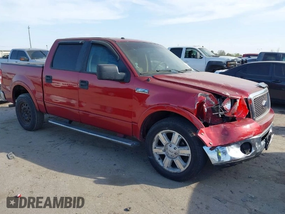 2008 Ford F-150 XLT with VIN 1FTPW12V08FB07442, listed as a IAAI auction lot 41783700 with 194,733 mi miles. Bid and sale history available at carsss.com. Image 1.