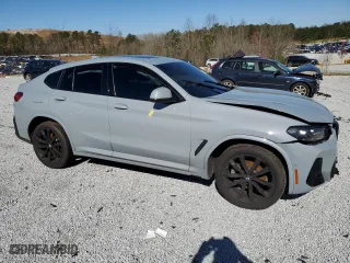 2022 BMW X4 xDrive30i with VIN 5UX33DT06N9K53414, listed as a Copart auction lot 49533095 with 0 mi miles and Salvage Title. Bid and sale history available at carsss.com. Image 4.
