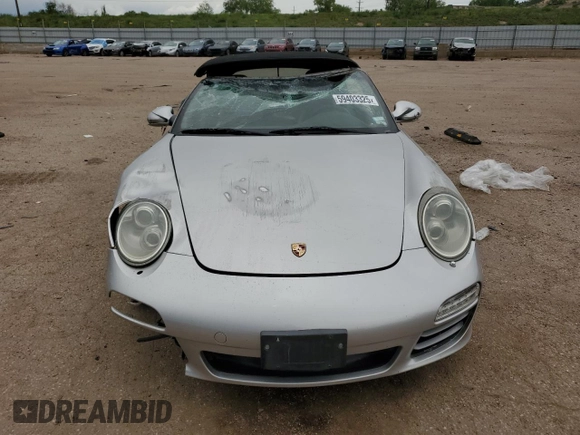 2009 Porsche 911 Carrera S with VIN WP0CB29919S755552, listed as a Copart auction lot 59403325 with 57,990 mi miles and Salvage title. Bid and sale history available at DreamBid. Image 5.