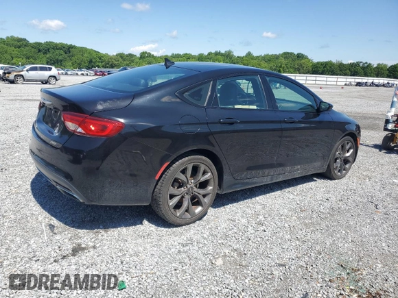 2015 Chrysler 200 S with VIN 1C3CCCBG9FN581496, listed as a Copart auction lot 56590645 with 164,672 mi miles and Clean Title. Bid and sale history available at DreamBid. Image 3.