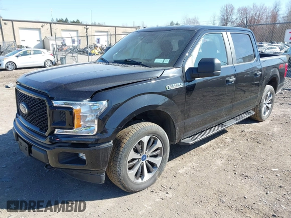 2019 Ford F-150 XL with VIN 1FTEW1EP5KKE97862, listed as a IAAI auction lot 41831711 with 36,037 mi miles. Bid and sale history available at carsss.com. Image 2.