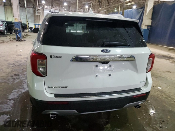 2020 Ford Explorer Limited with VIN 1FMSK7FH4LGB47423, listed as a Copart auction lot 89350425 with 41,381 mi miles and Salvage Title. Bid and sale history available at carsss.com. Image 6.