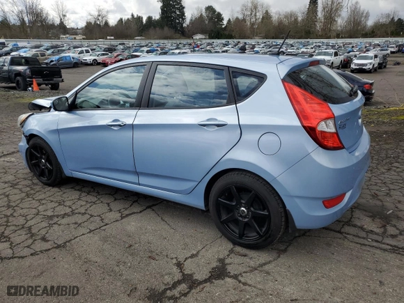 2014 Hyundai Accent GS with VIN KMHCT5AE5EU161810, listed as a Copart auction lot 49743525 with 114,563 mi miles and Salvage Title. Bid and sale history available at carsss.com. Image 2.