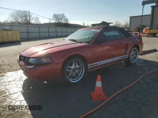2001 Ford Mustang Deluxe with VIN 1FAFP44421F107940, listed as a Copart auction lot 48740865 with 157,878 mi miles and Salvage Title. Bid and sale history available at carsss.com. Image 1.