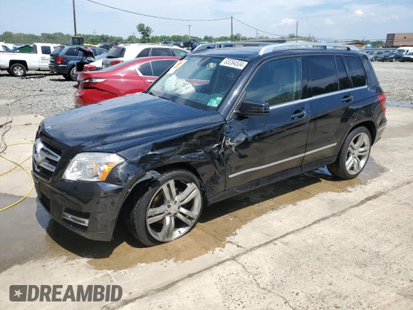 2012 Mercedes-Benz GLK 350 with VIN WDCGG8HB9CF759398, listed as a Copart auction lot 63284534 with 104,713 mi miles and Salvage Title. Bid and sale history available at DreamBid. Image 1.
