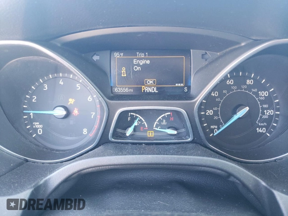 2018 Ford Focus SE with VIN 1FADP3F28JL324441, listed as a Copart auction lot 48731625 with 63,556 mi miles and Non Repairable. Bid and sale history available at carsss.com. Image 9.