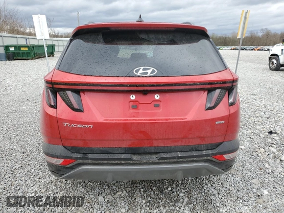 2022 Hyundai Tucson Limited with VIN 5NMJECAE3NH073047, listed as a Copart auction lot 53264725 with 36,558 mi miles and Salvage Title. Bid and sale history available at carsss.com. Image 6.