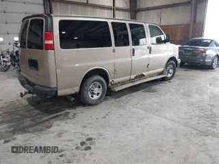 2005 Chevrolet Express Passenger with VIN 1GAHG35U651173253, listed as a IAAI auction lot 41966197 with 368,386 mi miles and . Bid and sale history available at DreamBid. Image 4.