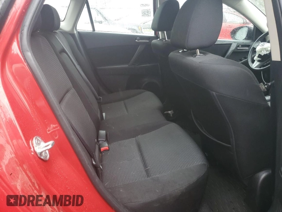 2013 Mazda 3 i Touring with VIN JM1BL1L7XD1719352, listed as a Copart auction lot 49727495 with 35,337 mi miles and Salvage Title. Bid and sale history available at DreamBid. Image 10.