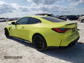 2021 BMW M4 Competition with VIN WBS33AZ05MCG52173, listed as a Copart auction lot 56218244 with 0 mi miles and Salvage Title. Bid and sale history available at carsss.com. Image 2.
