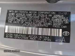 2013 Scion tC with VIN JTKJF5C72D3059752, listed as a Copart auction lot 51448175 with 132,981 mi miles and Salvage Title. Bid and sale history available at carsss.com. Image 12.