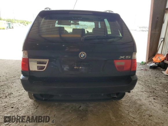 2004 BMW X5 3.0i with VIN 5UXFA13564LU24953, listed as a Copart auction lot 64991284 with 166,859 mi miles and Salvage Title. Bid and sale history available at carsss.com. Image 6.