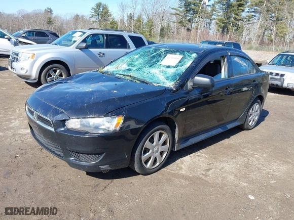 2012 Mitsubishi Lancer ES with VIN JA32U2FU1CU021566, listed as a IAAI auction lot 41795918 with 177312 miles. Bid and sale history available at carsss.com. Image 2.
