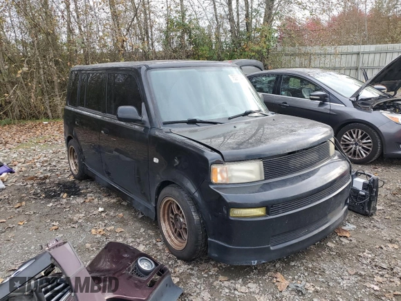 2006 Scion xB with VIN JTLKT334464042712, listed as a Copart auction lot 75289244 with 217,008 mi miles and Salvage Title. Bid and sale history available at DreamBid. Image 4.