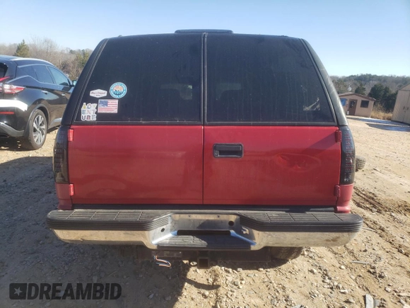 1999 Chevrolet Suburban with VIN 1GNGK26RXXJ468033, listed as a Copart auction lot 41976355 with 201,878 mi miles and Salvage Title. Bid and sale history available at carsss.com. Image 6.