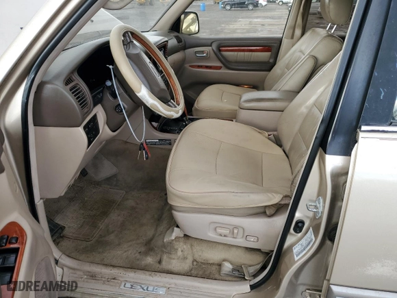 2000 Lexus LX 470 with VIN JT6HT00W8Y0093366, listed as a Copart auction lot 89274805 with 208,489 mi miles and Clean Title. Bid and sale history available at carsss.com. Image 7.