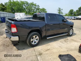 2020 Ram 1500 Big Horn with VIN 1C6RRFFG0LN394747, listed as a Copart auction lot 61749635 with 47,813 mi miles and Salvage title. Bid and sale history available at DreamBid. Image 3.