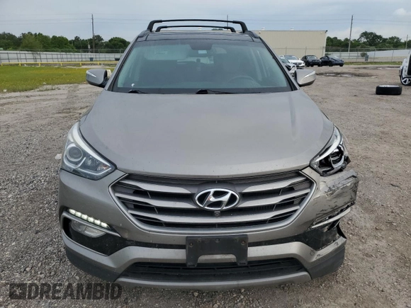 2017 Hyundai Santa Fe Ultimate with VIN 5XYZW4LA4HG488067, listed as a Copart auction lot 54984005 with 100,784 mi miles and Salvage title. Bid and sale history available at DreamBid. Image 5.