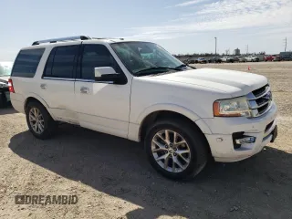 2015 Ford Expedition Limited with VIN 1FMJU1KT8FEF03272, listed as a Copart auction lot 47876325 with 151,475 mi miles and Salvage title. Bid and sale history available at DreamBid. Image 4.