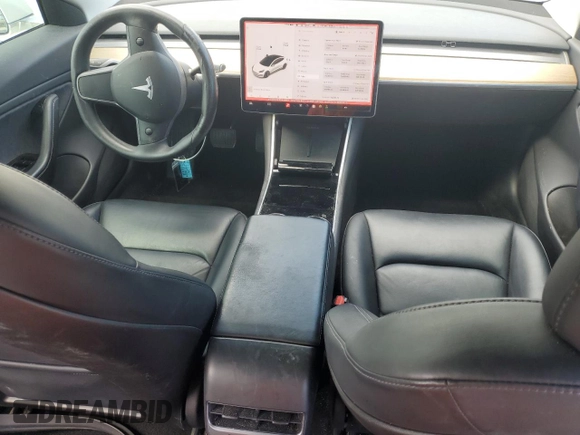 2019 Tesla Model 3 Long Range with VIN 5YJ3E1EB5KF418329, listed as a Copart auction lot 52183935 with 121,784 mi miles and Salvage Title. Bid and sale history available at DreamBid. Image 8.