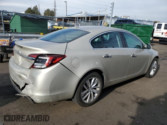 2014 Buick Regal Premium I with VIN 2G4GN5EX3E9247881, listed as a Copart auction lot 85593984 with 121,848 mi miles and Salvage Title. Bid and sale history available at DreamBid. Image 3.