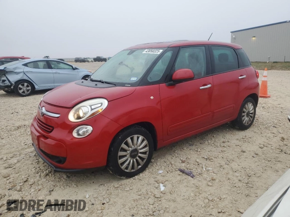 2014 FIAT 500L Easy with VIN ZFBCFABH5EZ003616, listed as a Copart auction lot 43050325 with 155,567 mi miles and Clean Title. Bid and sale history available at DreamBid. Image 1.