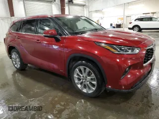 2020 Toyota Highlander Hybrid Limited with VIN 5TDXBRCH8LS009965, listed as a Copart auction lot 61006795 with 98,970 mi miles and Salvage title. Bid and sale history available at DreamBid. Image 4.